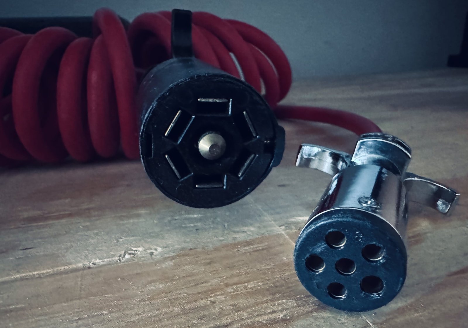 Trailer tow 6-pin electrical cable photo 3